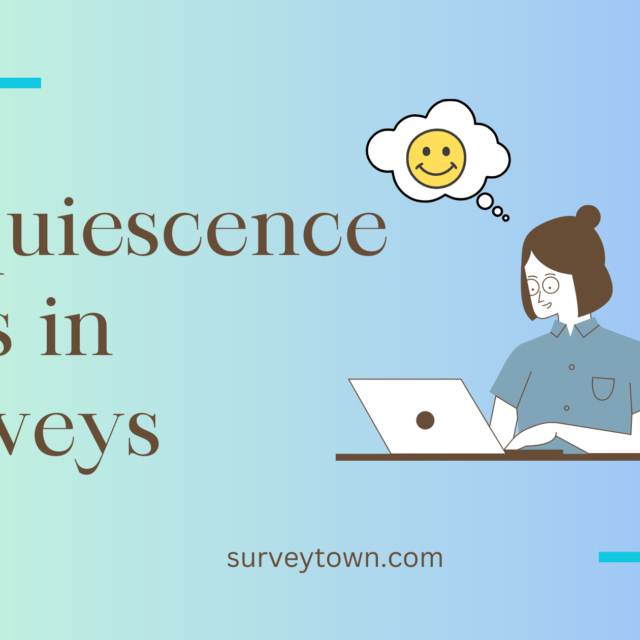 Acquiescence Bias in Surveys