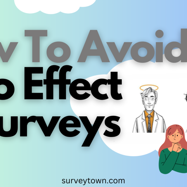 Halo Effect in Surveys